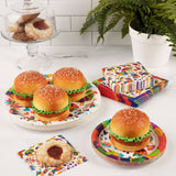 "Joyful Otomi" 80 Pc Paper Plate & Napkin Set
