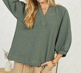 Scallop Blouse