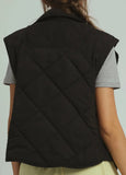 Black Button Vest