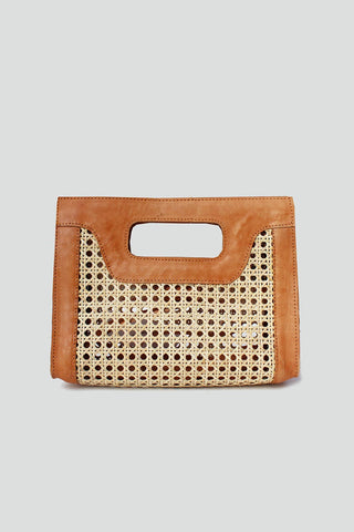 Suna Clutch: Tan
