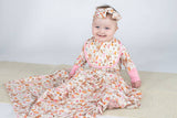 Saddle Up, Cowgirl Toile  - LS Convertible Zip PJs