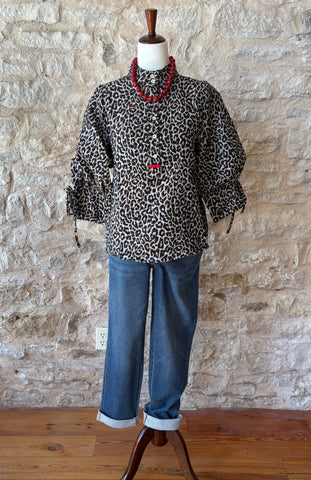 The Leopard Blouse