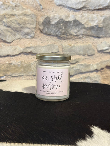 Be Still & Know Candle