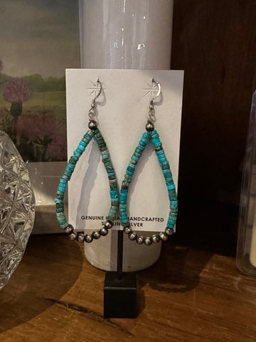 Turquoise & Navajo Earrings