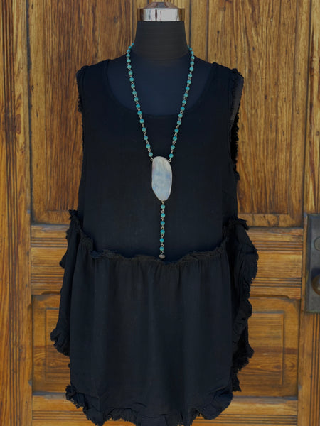 Linen Blend Tank Top