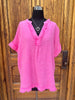 Mineral Wash Tunic Top