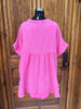 Mineral Wash Tunic Top