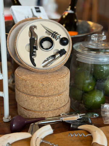 Cork Wine Accessory Set