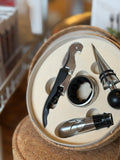 Cork Wine Accessory Set