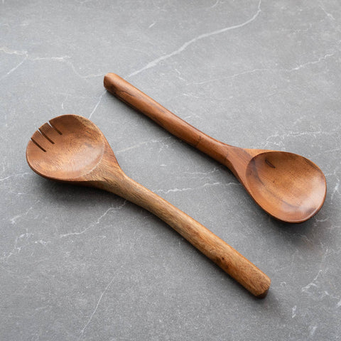 Curved Salad Servers, Set of 2