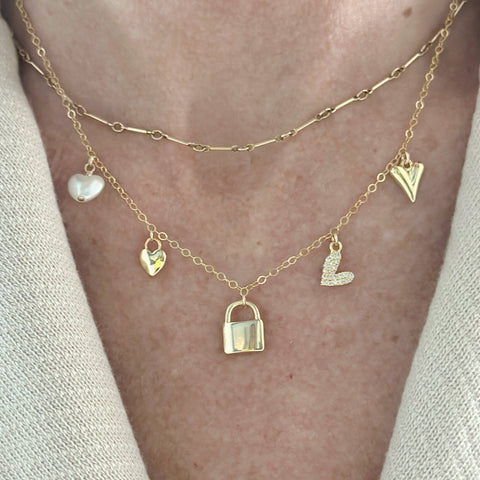 Love is in the Air Charm Necklace