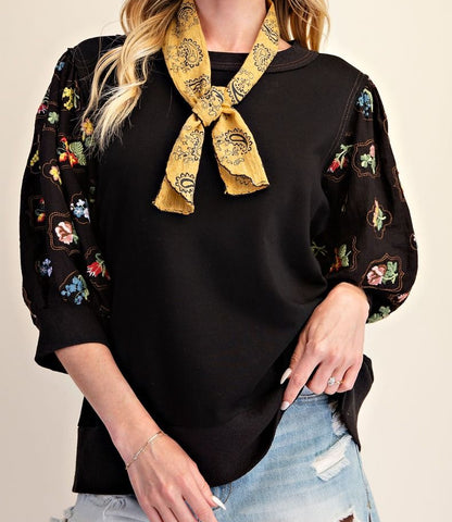 Terry Knit Top