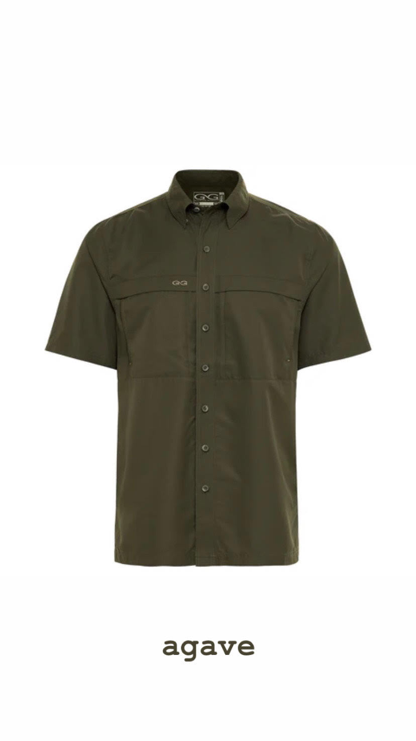 Game Guard Microfiber Short Sleeve Shirt (Pick Size First) Medium / Maroon