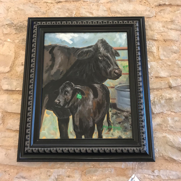 "Brangus Cow & Calf" - Jerry McAdams
