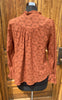 Rust Long Sleeve Blouse