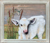 Spring Calf in the Cattails -Marsha Waits