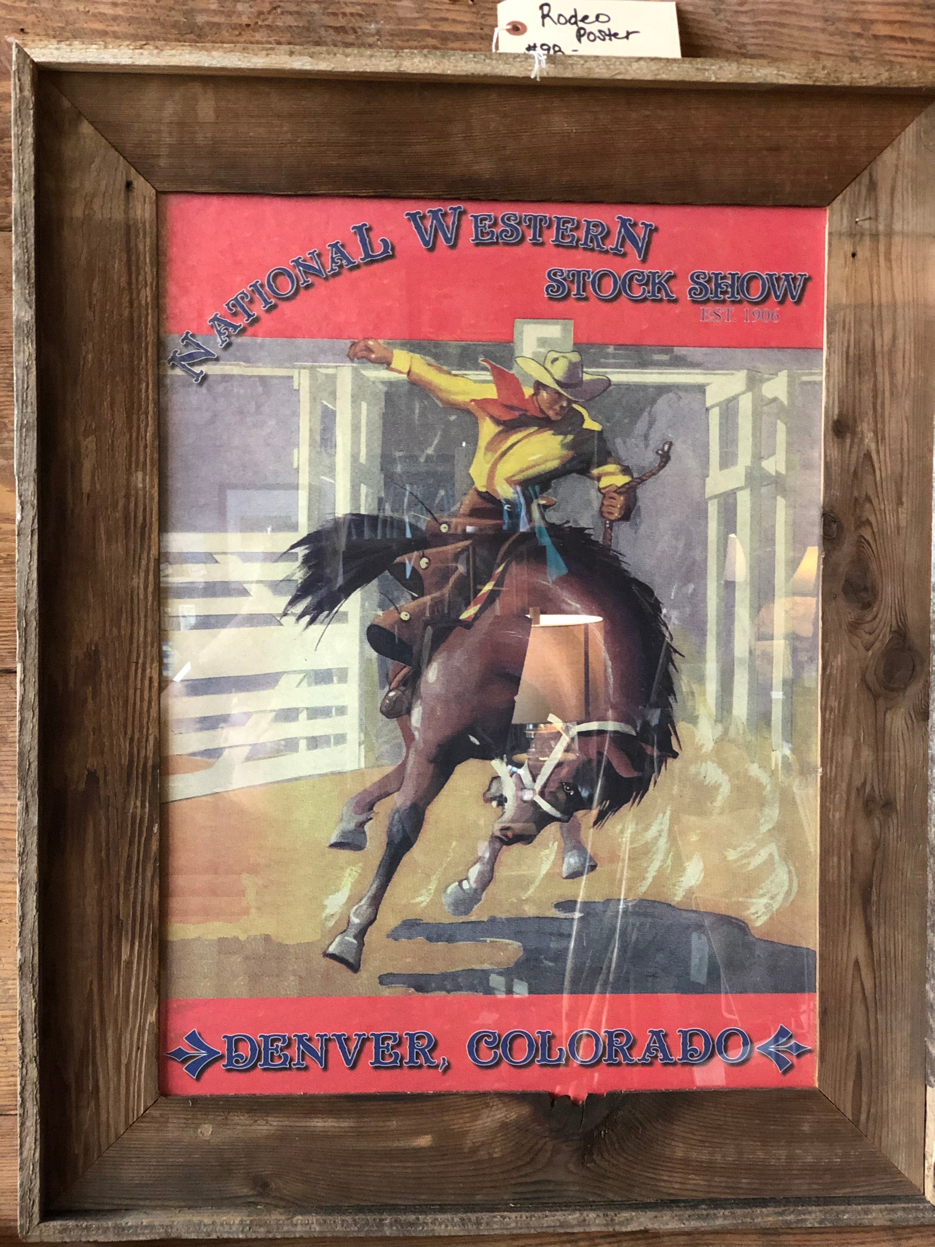 – Star Rodeo Poster Blue Trading Vintage